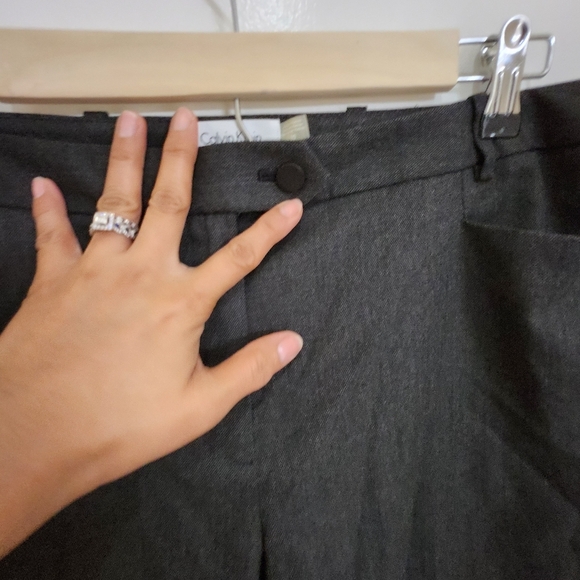 Calvin klein modern fit sz10 dark grey pants work wear office wear - Picture 12 of 16